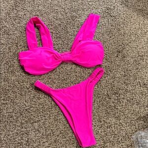 Vibrant Pink Bikini Set
